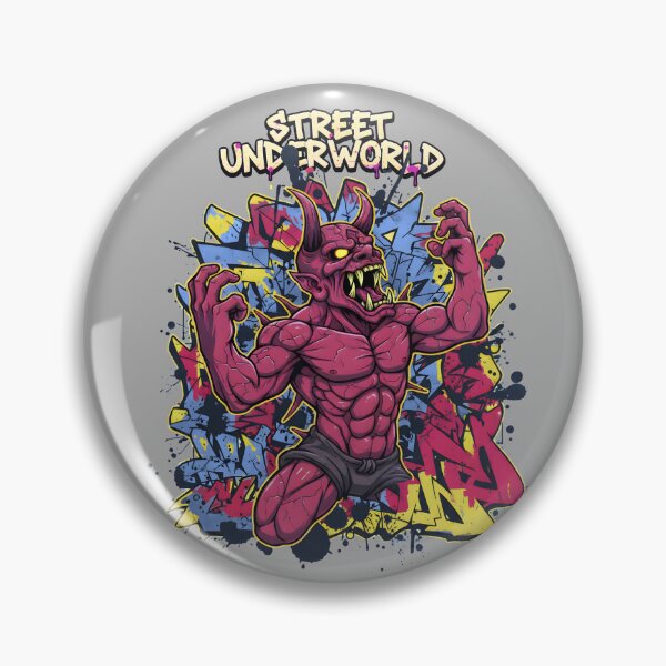 Item preview, Oni Street Underworld Demonic Graffiti designed and sold by SketchNStyle.