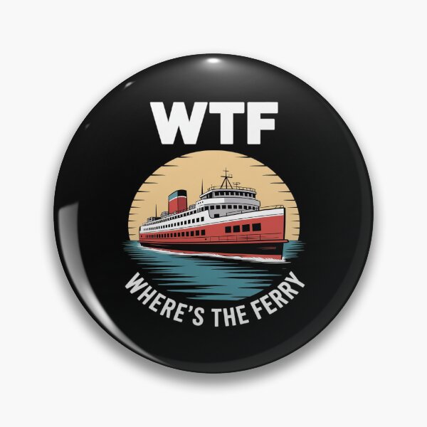 Artikelvorschau, WTF Wo ist die Fähre Lustig Sommer Insel Reise Meer entworfen und verkauft von PeteHomenick.