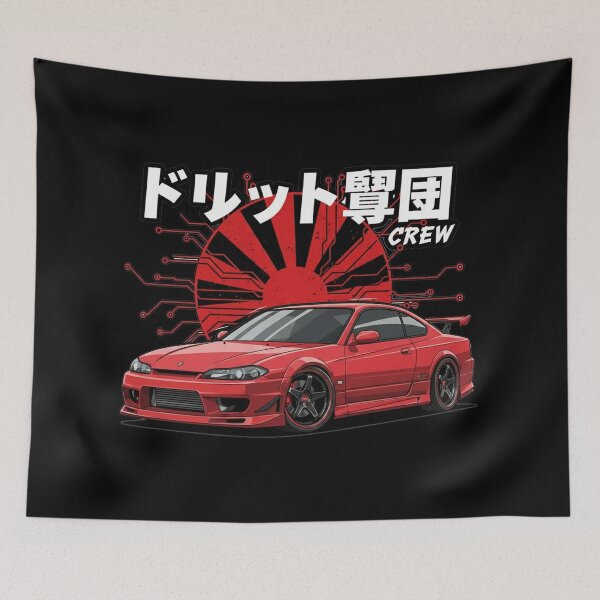 Item preview, Drift Team Crew - Japanese Street Racing Graphic Tee designed and sold by nhstaruna.