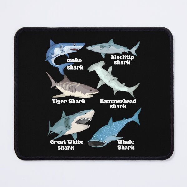 Item preview, Shark Lover Kids White Shark Species Hammerhead Shark designed and sold by DSWShirts.