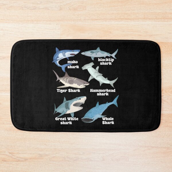 Item preview, Shark Lover Kids White Shark Species Hammerhead Shark designed and sold by DSWShirts.