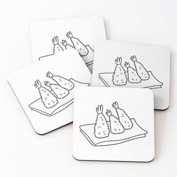 Item preview, Tempura piece resting on a paper towel in the kitchen designed and sold by rasagamastore.