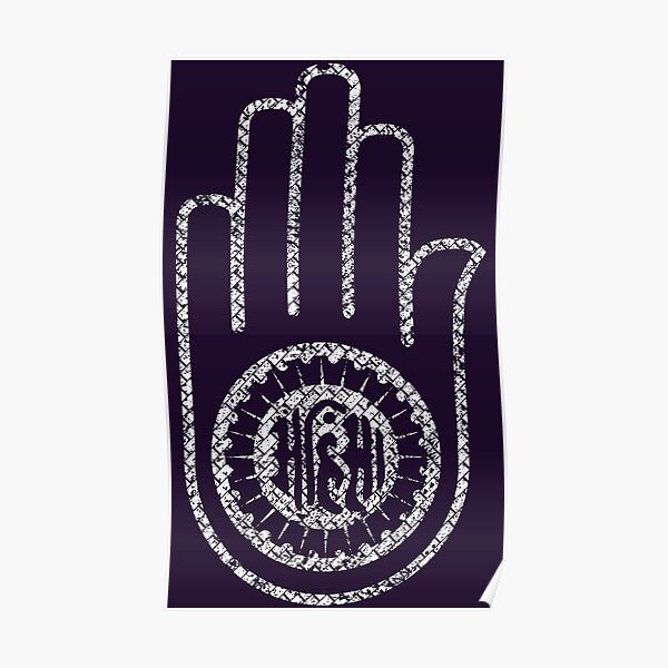 Jain Hand Poster