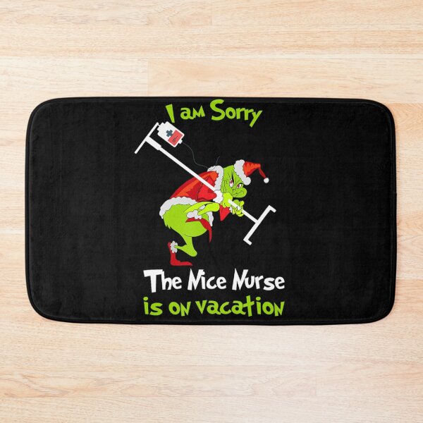Item preview, Grinch Funny Nurse Vacation Christmas Humor Design designed and sold by Kasey Wolfe.