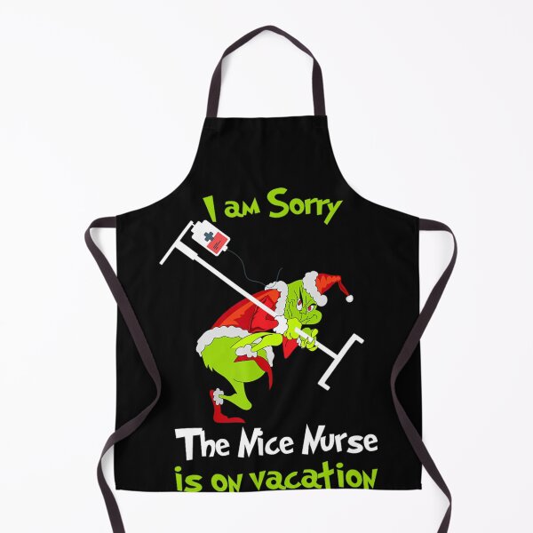 Item preview, Grinch Funny Nurse Vacation Christmas Humor Design designed and sold by Kasey Wolfe.