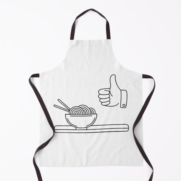 Item preview, A thumb raised near a bowl of noodles on a table designed and sold by rasagamastore.