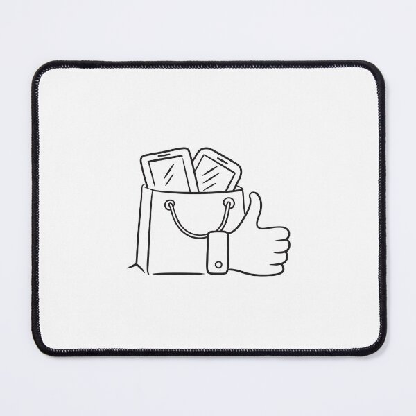 Item preview, A thumb symbol beside a shopping bag filled with gadgets designed and sold by rasagamastore.