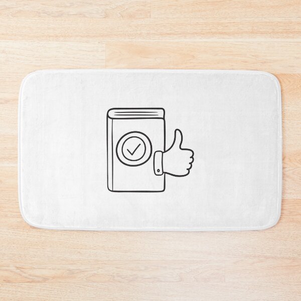 Item preview, A thumb symbol near a book with a recommended label designed and sold by rasagamastore.
