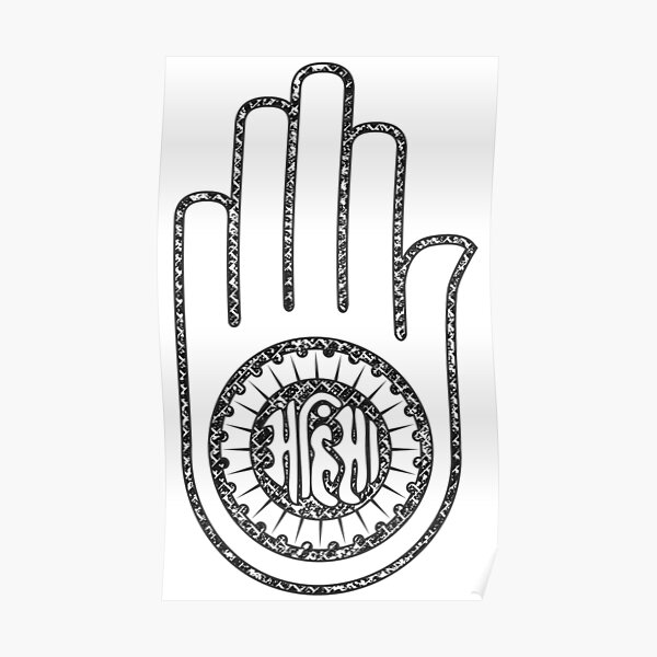 Jain Hand Poster