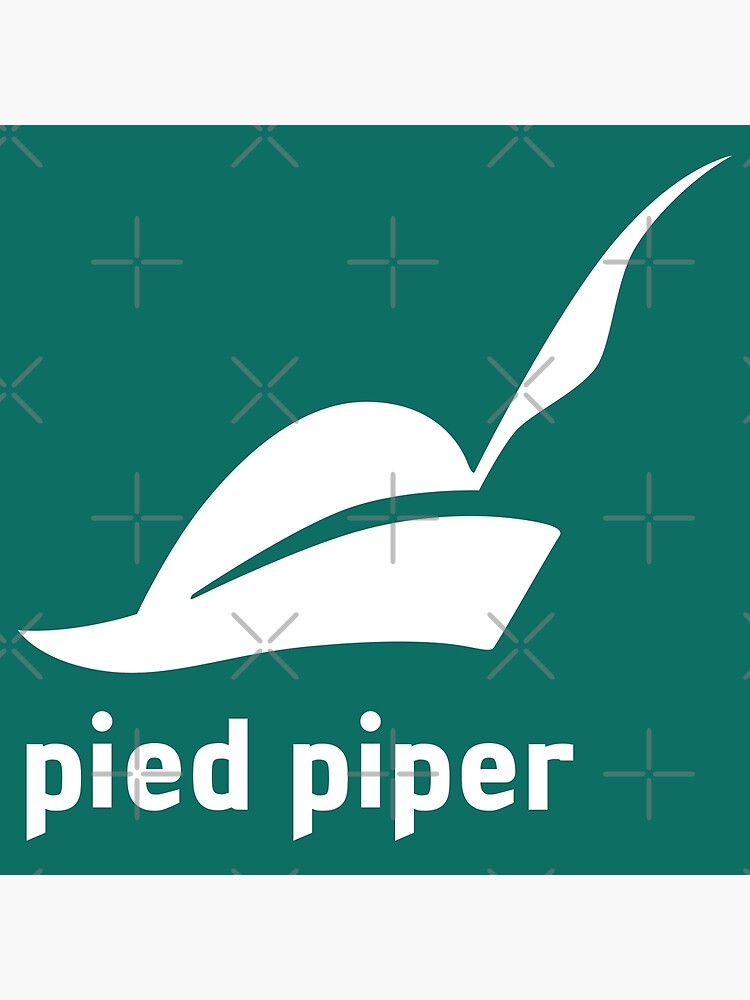 Pied Piper Vintage Logo Canvas Print By Retro Freak Redbubble