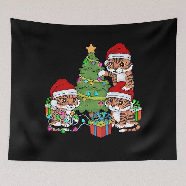 Item preview, Christmas Tiger Gift Kids Wild Cat Cute Tigers designed and sold by DSWShirts.
