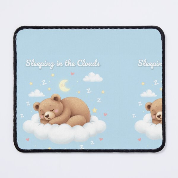 Item preview, Sleeping In The Clouds : “A sleepy little bear dreaming peacefully in the clouds — pure cozy happiness.” designed and sold by V22design.