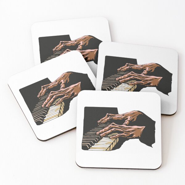 Item preview, Pianist Hands – Piano Music Player designed and sold by SleekLineSketches.