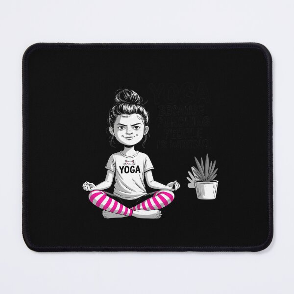 Item preview, Yoga Because Punching People Is Wrong Meditation designed and sold by LeeEvans222.