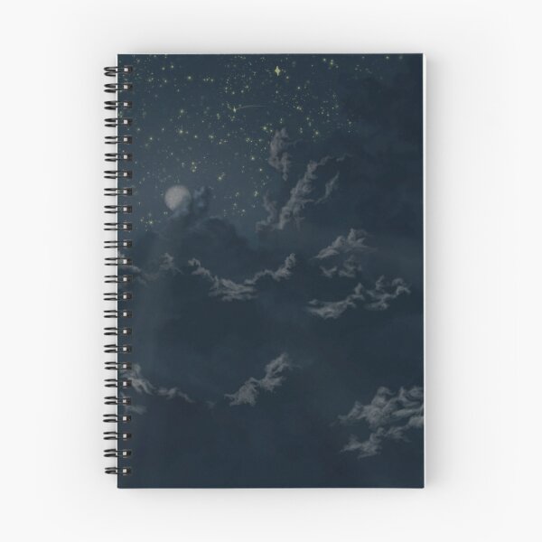 Item preview, Night sky with the moon designed and sold by Artitude0.