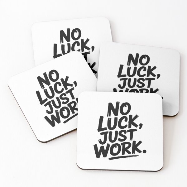 Item preview, No Luck Just Work designed and sold by Kubala Designs.