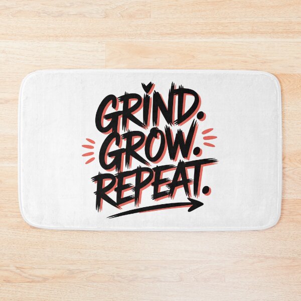 Item preview, Grind Grow Repeat designed and sold by Kubala Designs.