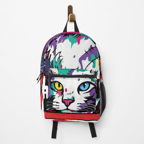 Item preview, Zombie Cat Halloween Pop Art designed and sold by p-coq.