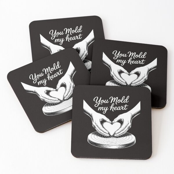 Item preview, You Mold My Heart Pottery Love Script designed and sold by LeeEvans222.