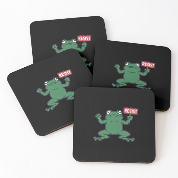 Item preview, Minimalist 'Resist' Frog designed and sold by griez.