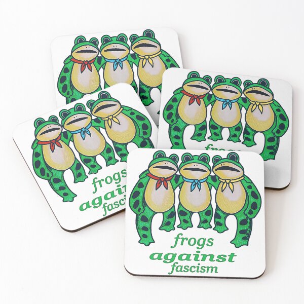 Item preview, Frogs Against Fascism,portland frog resist  designed and sold by gear-posters.
