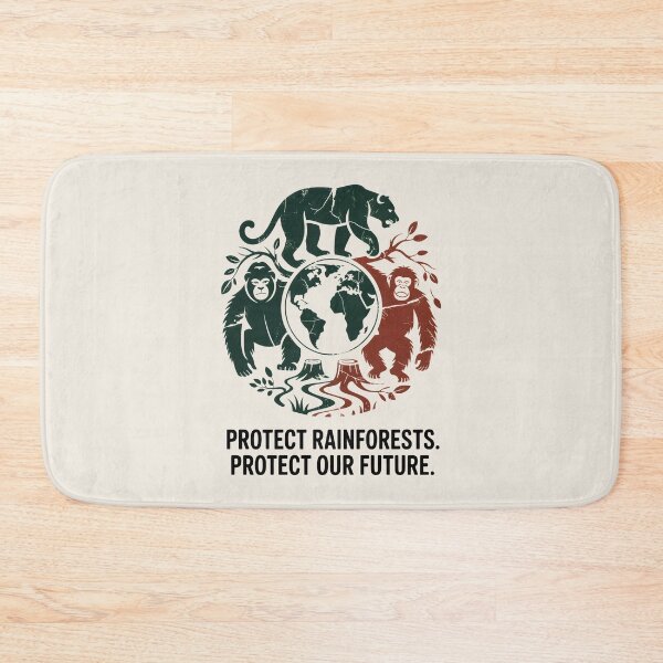 Item preview, Three Endangered Animals Framing Earth Amid Signs of Life and Loss designed and sold by SplashTastic.