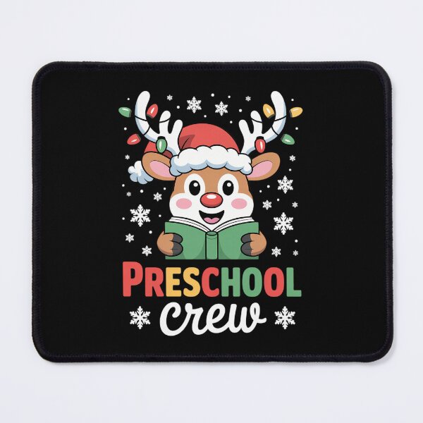 Item preview, Preschool Crew Xmas Funny Reindeer Teacher Student Christmas designed and sold by gourpmerzihd.