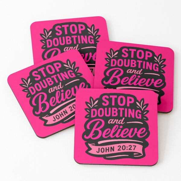Item preview, John 20:27 Stop Doubting And Believe designed and sold by plushism.