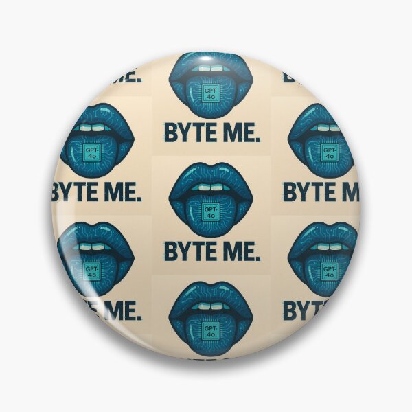 Artikelvorschau, Techno-Flirt: BYTE Me AI Aesthetic entworfen und verkauft von Circuit&Soul.