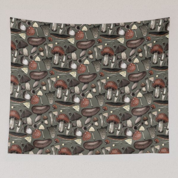 Item preview, Mushrooms (original) designed and sold by RetroCoven.