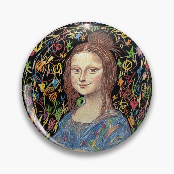 Item preview, My Moma Lisa - Funny Mom Parody of Mona Lisa, Child Drawing Style designed and sold by RDRdesign.