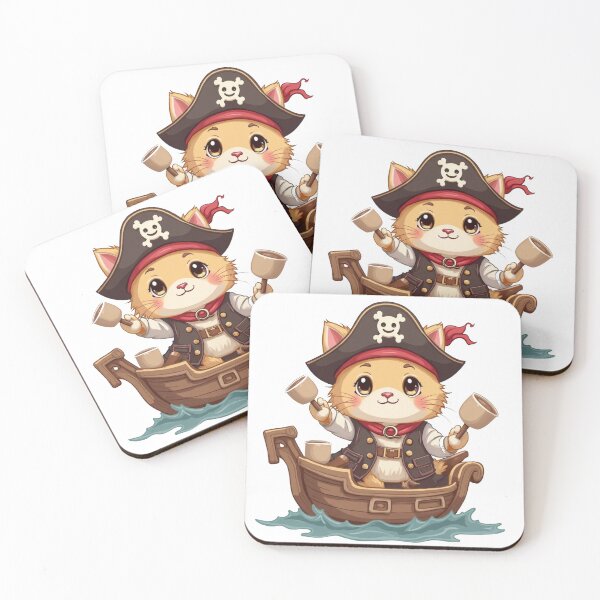 Item preview, Coffee Pirate Cat – Sail the Morning Seas designed and sold by Chicmorph.