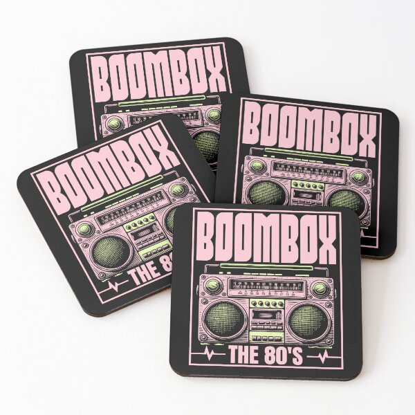 Item preview, Retro 80s Boombox Cassette Player The 80's Design designed and sold by WHITE FLAME PRINTS.