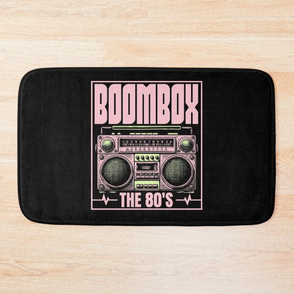 Item preview, Retro 80s Boombox Cassette Player The 80's Design designed and sold by WHITE FLAME PRINTS.
