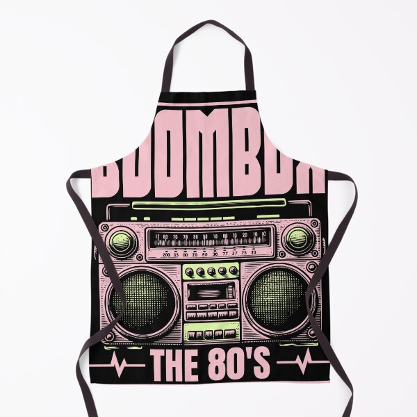 Item preview, Retro 80s Boombox Cassette Player The 80's Design designed and sold by WHITE FLAME PRINTS.