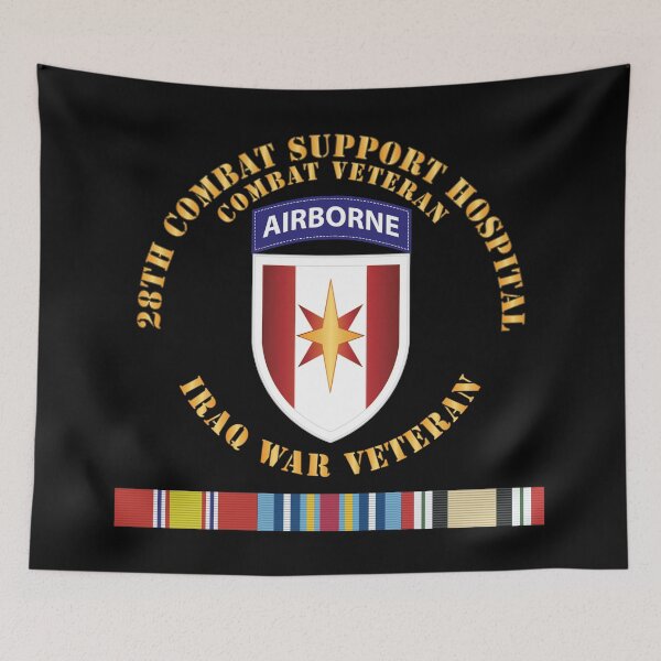 Item preview, Army - 28th Combat Support Hospital Airborne - Iraq War Veteran X 300 designed and sold by Military Insignia Products.