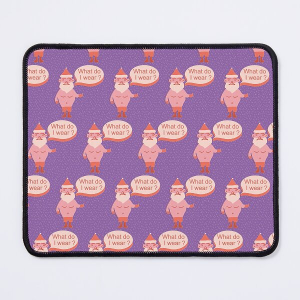 Item preview, WHAT DO I WEAR AT CHRISTMAS AND ON SPECIAL OCCASIONS WITH A SIRLOIN FIGURE, VIOLET BACKGROUND designed and sold by WONDERPRINTVALLEY.