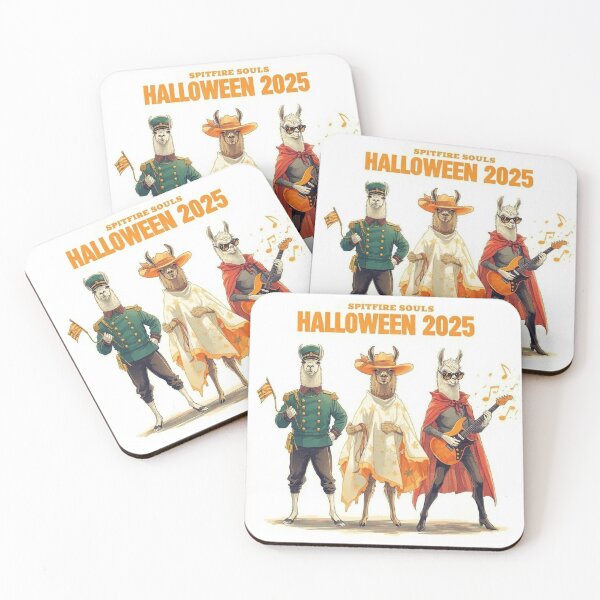 Item preview, Spitfire Souls PNG | Funny Llama Halloween Art | Retro Farm Animal Illustration designed and sold by Sidra Official Art.