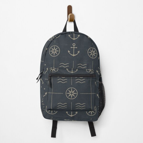 Item preview, Nautical Rhythm – Anchor & Compass Pattern designed and sold by Zenvo.