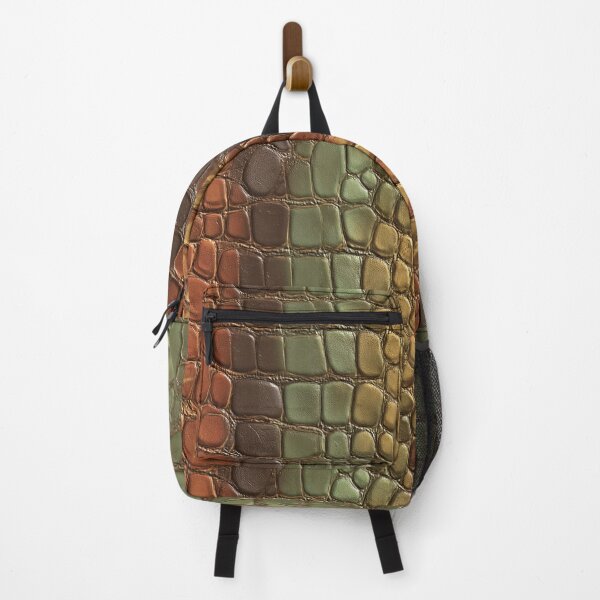 Item preview, Bold Safari-Inspired Crocodile Skin Pattern For Nature Print Fan designed and sold by RoyalStarsPatts.