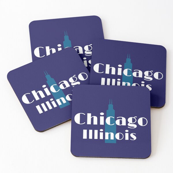Item preview, Chicago Illinois Skyline —  Minimal Typography  designed and sold by donwillisjrart.