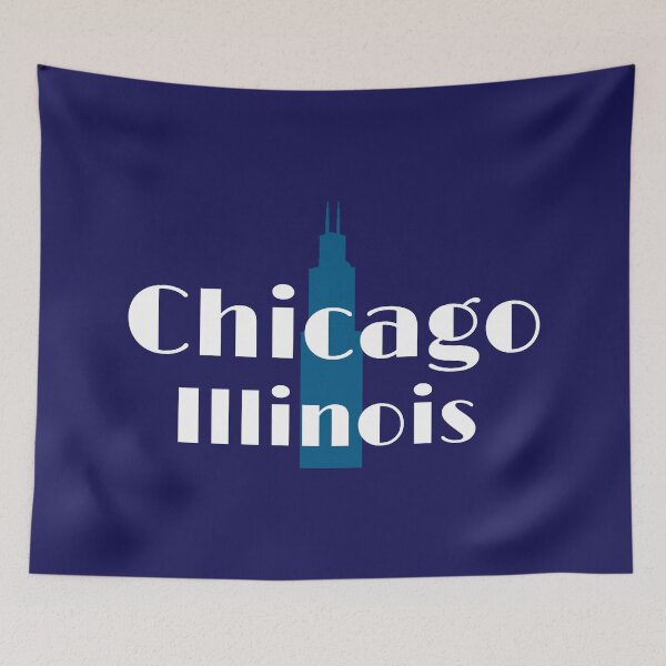 Item preview, Chicago Illinois Skyline —  Minimal Typography  designed and sold by donwillisjrart.