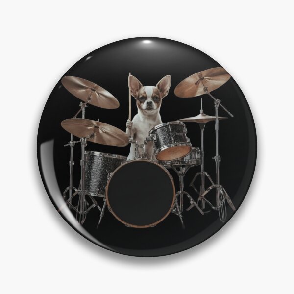 Item preview, Chihuahua drummer designed and sold by Natsey.
