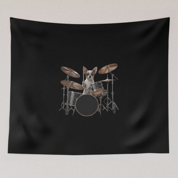 Item preview, Chihuahua drummer designed and sold by Natsey.