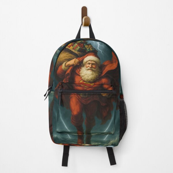 Item preview, Santa Claus as a superhero, cool illustration designed and sold by Mauswohn.