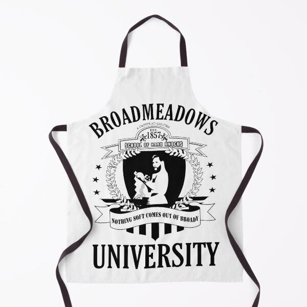 Item preview, BROADMEADOWS UNIVERSITY (EST 1857) SCHOOL OF HARD KNOCKS designed and sold by Takin-Thepiss.