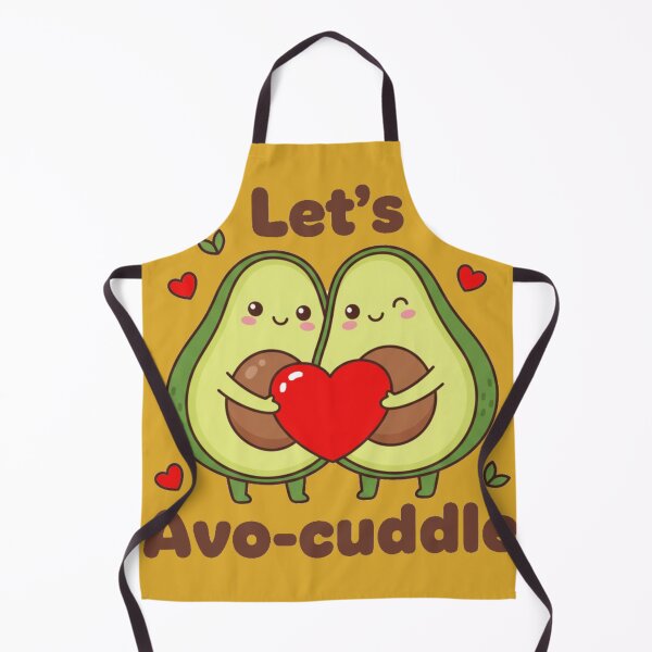 Item preview, Let's Avo-Cuddle Cute Avocado Pun - Couple Love Hugging Fruit designed and sold by MythoWorldddd.