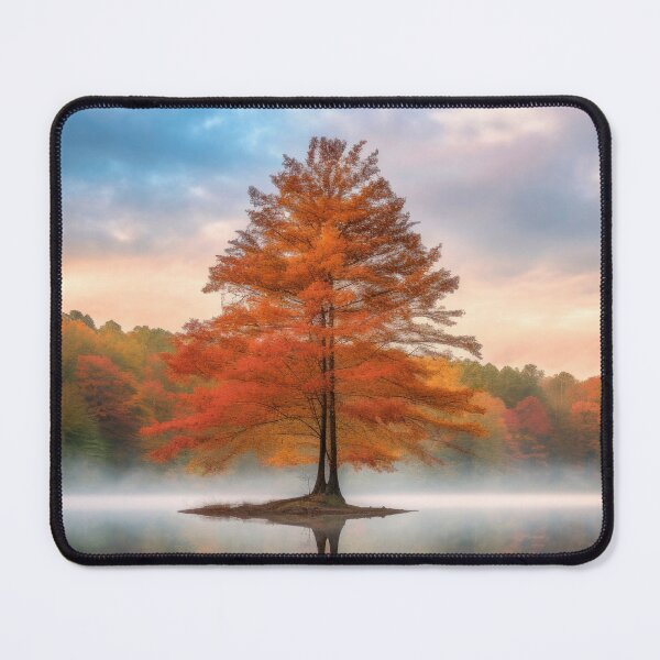 Item preview, tree on island on lake designed and sold by Mximus.