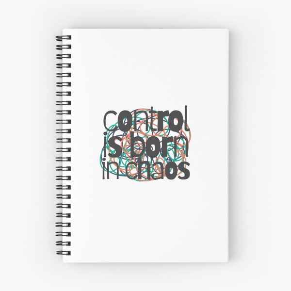 Item preview, Control is born in chaos designed and sold by BJJ-Merch.