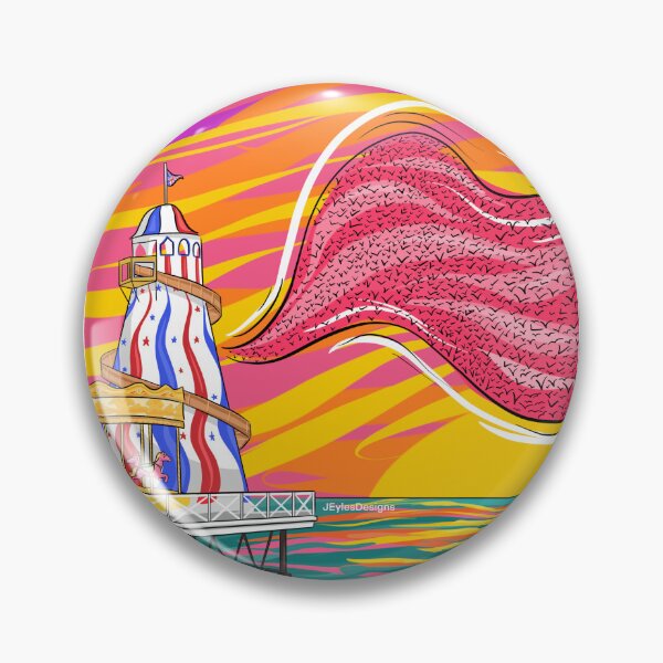 Item preview, Sunset Pier Murmuration designed and sold by JEylesDesigns.